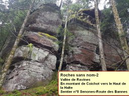 Roches B Sentier du Haut de la Halte